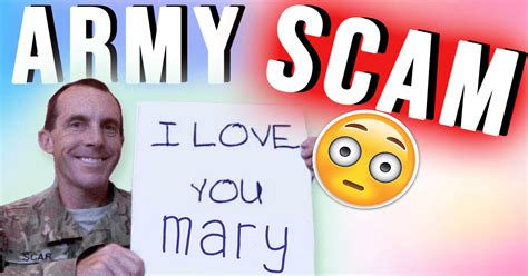 Marine dating scams